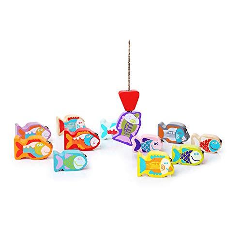 [大特価] ウクライナ製 知育玩具 木のおもちゃ 木製 3歳 【 CUBIKA キュビカ 】フィッシングゲーム おもちゃ 魚釣り マグネット さかなつり さかな 【D1707312447】(62117円)