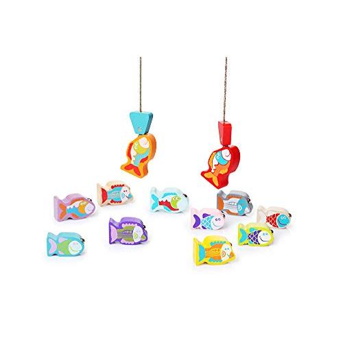 [大特価] ウクライナ製 知育玩具 木のおもちゃ 木製 3歳 【 CUBIKA キュビカ 】フィッシングゲーム おもちゃ 魚釣り マグネット さかなつり さかな 【D1707312447】(62117円)