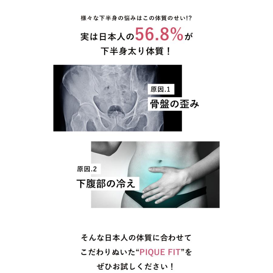 PIQUE FIT 骨盤 ガードル ガードル 骨盤ケア 骨盤補正 ぽっこりお腹 ヒップアップ 太もも 産後 着圧 補正下着 補正ショーツ 爆買 母の日 | VELUS | 06