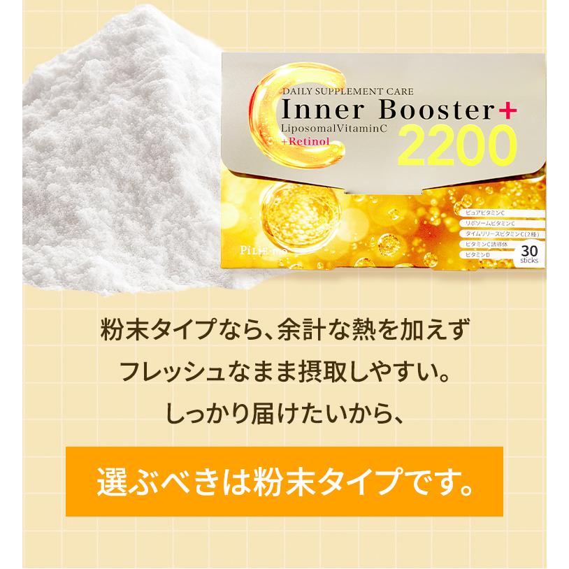 PiLie・mo 【ビタミンC×レチノール】リポソーム ビタミンC サプリ 66,000mg レチノール 30,000 グルタチオン含有酵母 αリポ酸 30包 日本製 爆買 父の日 お中元 | PiLiE・mo | 09