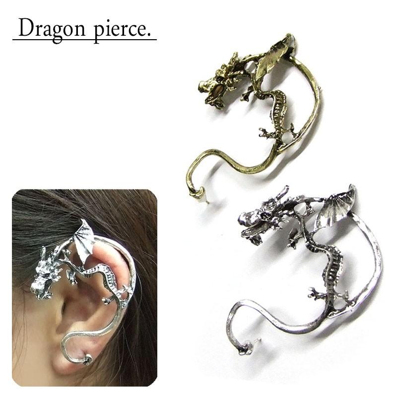 ピアス ドラゴンピアス イヤーカフ ハードロック V系 個性派 アクセサリー カフス 普通郵便送料無料 Pi 01 Velz Bliss Kobe 通販 Yahoo ショッピング