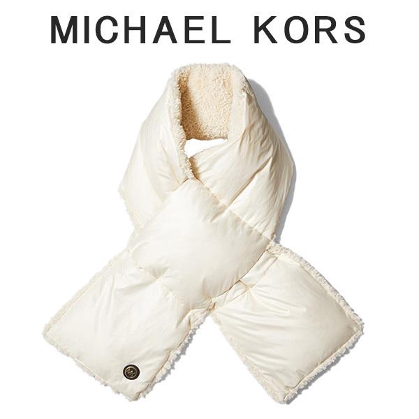 激安通販 マフラー 新品 ラッピング無料 レディース クリスマス Mf1000i3sb プレゼント レディース リバーシブル パフ エコファー Kors Michael マフラー マイケルコース 財布 帽子 ファッション小物