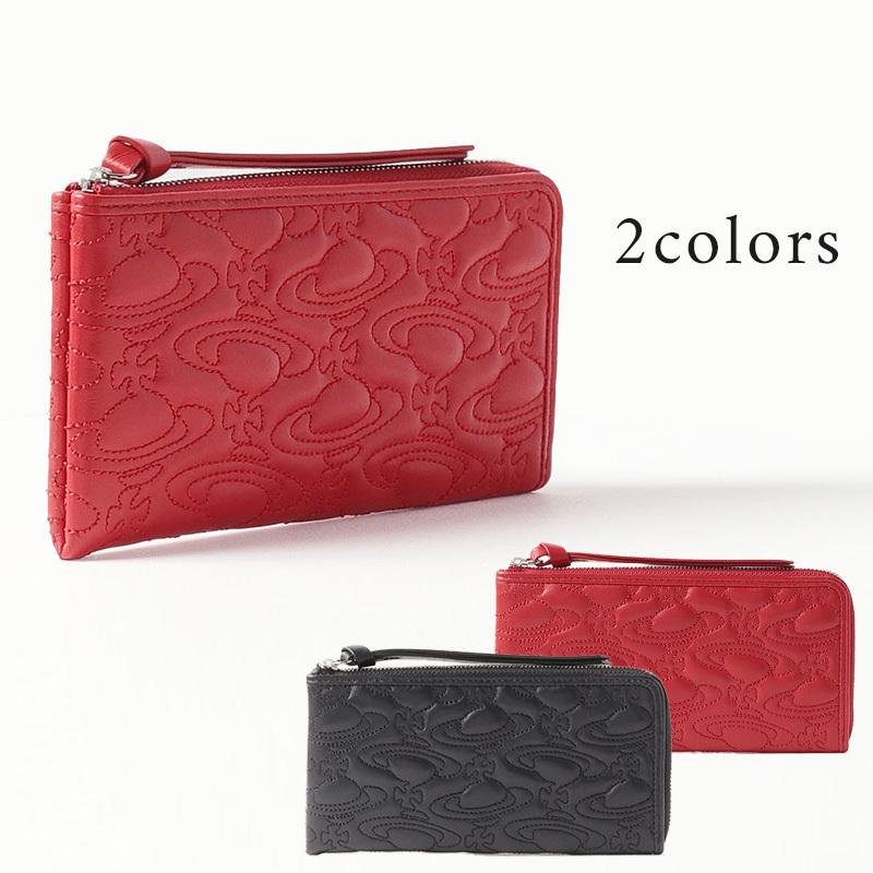 新版 ヴィヴィアン ウエストウッド 長財布 レディース L字 ファスナー 財布 羊革 レザー ブラックレッド キルティング Water Orb 彼女 プレゼント ギフト 3118bs0 楽天ランキング1位 Www Ladislexia Net