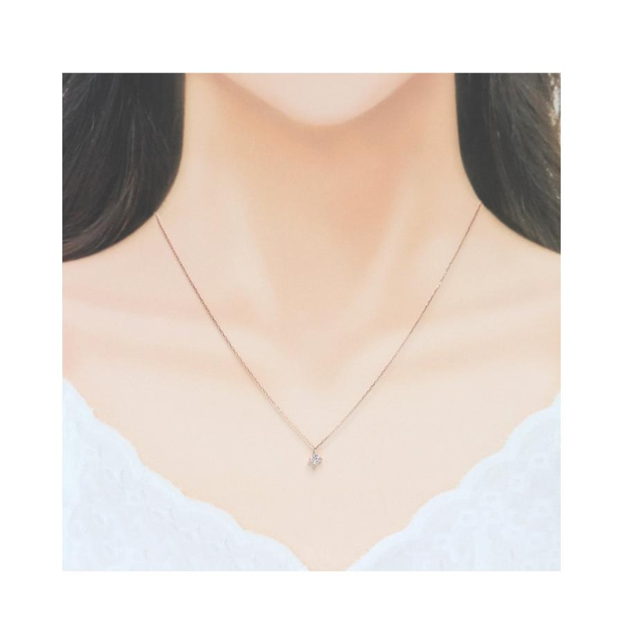 4°c ネックレス ヨンドシー 4℃ フラワーモチーフネックレス ペンダント 4ドシー 4度 4c プレゼント アクセサリー ジュエリー K10ピンクゴールド クリスマス ネックレス 0mm