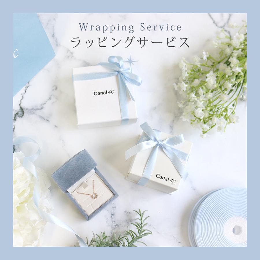 リボン済＆紙袋 4℃ ヨンドシー 正規品 ネックレス canal4℃ レディース 馬蹄モチーフ ペンダント カナル4℃ 4ドシーの画像