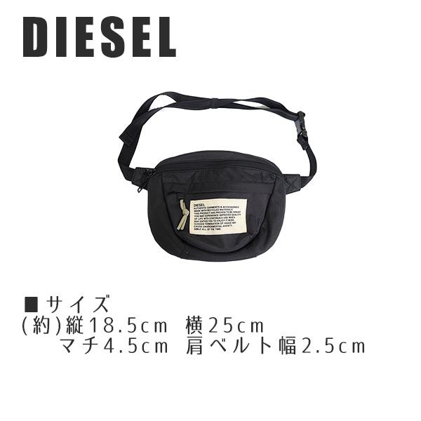 ディーゼル DIESEL バッグ メンズ bag ボディバッグ ロゴ X07812 P3902