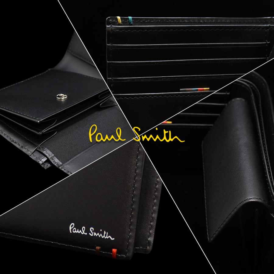 Paul Smith（ポール・スミス） 財布 メンズ 2つ折り財布 ハイライトステッチ BPS854 813006 P854 喜ばれるギフト :  Vendome - 通販 - Yahoo!ショッピング