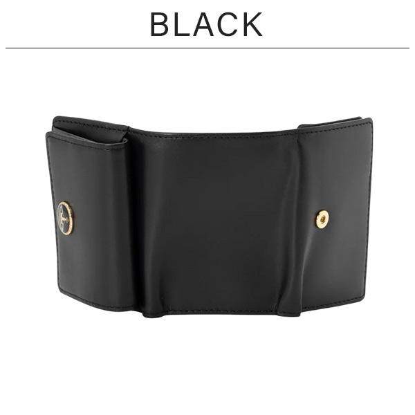 【希少】Vivienne Westwood オーブ　ベルト　レザー　折り財布　黒 日本限定】VINTAGE ORB 三つ折りミニ財布(ブラック)（メンズ