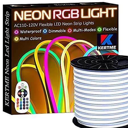 本物の Type Led Neon 特別価格KERTME AC Flexible/Waterproof/好評販売中 Strip, Light NEON LED 110-120V フロアライト