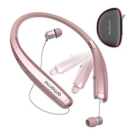 新年の贈り物 Headphones, Bluetooth 特別価格Foldable AMORNO with好評販売中 Headset Sports Neckband Wireless イヤホン