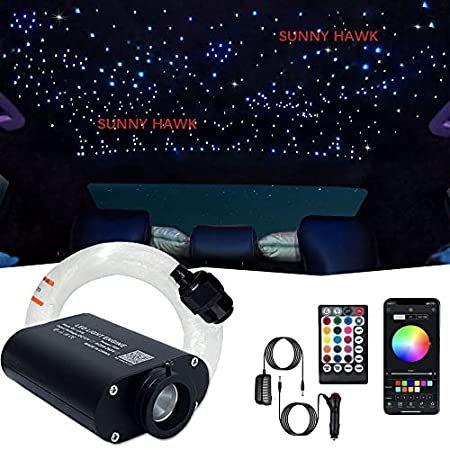 特別価格アップグレード 16w 光ファイバーライト Bluetooth スターシーリングライトキット フロアライト 車や自宅用 Bluetooth リモコン付き アプリ 28キー B085ddv6nl 音楽モード リモコン付き 好評販売中 Store Vendure