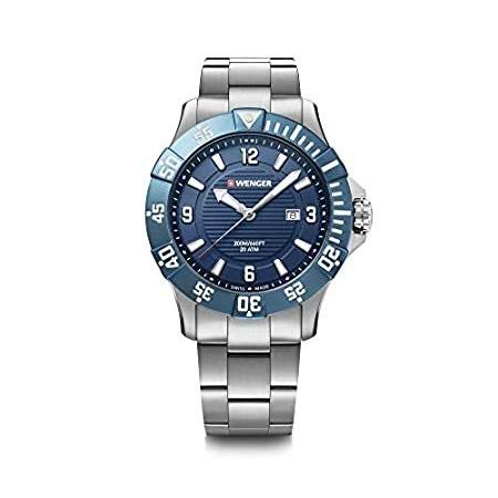 想像を超えての Dial, Blue Watch Seaforce 特別価格Wenger Stainless (01.0641.133)好評販売中 Bracelet Steel その他メンズアクセサリー