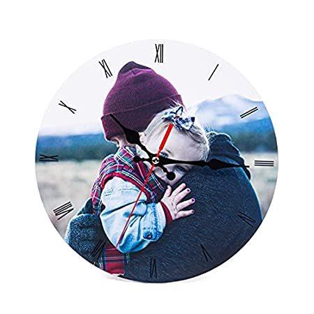 素敵でユニークな Personalized 特別価格Kaululu Photo Photo好評販売中 1 Clock),Custom Wall Round Clock(10'' Wall 掛け時計、壁掛け時計