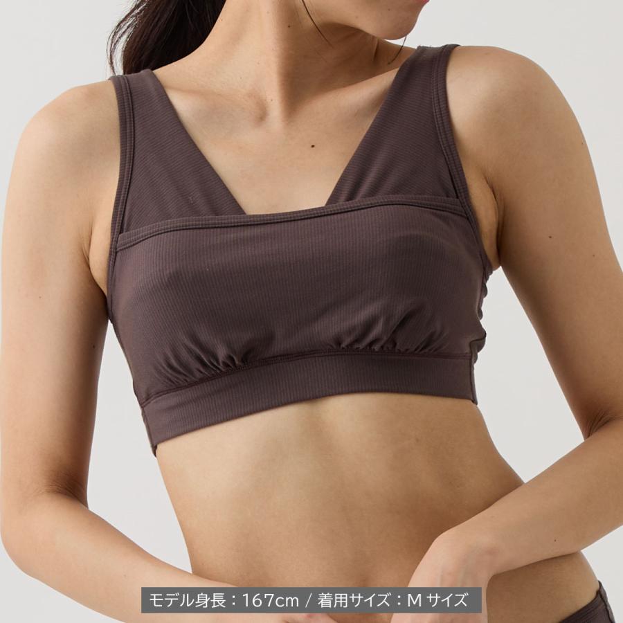 リカバリーウェア ベネクス VENEX レディース ナイトブラ おうちインナー ギャザリングブラ パッド付き ノンワイヤー | VENEX | 02