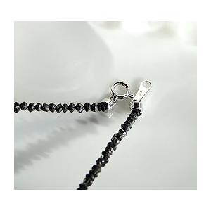K18WG ブラックダイヤ ネックレス 15.0ct 18k 18金 ホワイトゴールド 