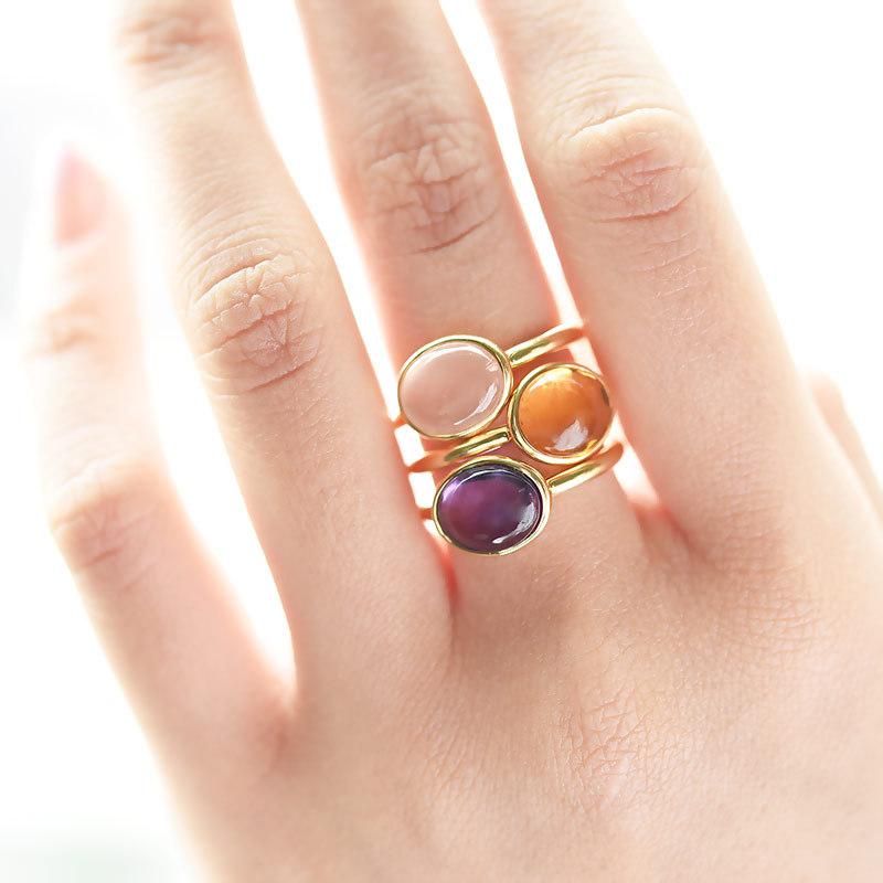 500円OFFクーポン(〜5/8 13:00)】一粒石 アメジスト リング K18 500円OFFクーポン(〜5/8 13:00)】一粒石 アメジスト リング K18