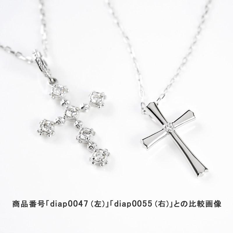 K18 ダイヤモンド 天然石 クロス ネックレス ペンダント CRUX クルクス 
