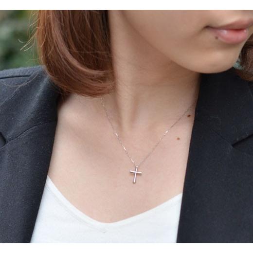 K18 Pt950 ダイヤモンドロス ペンダント ネックレス [diap0055