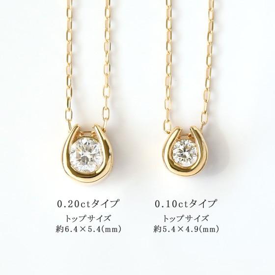 一粒ダイヤモンド 天然石 ネックレス Lapin 0.1ct K18 即日発送対応