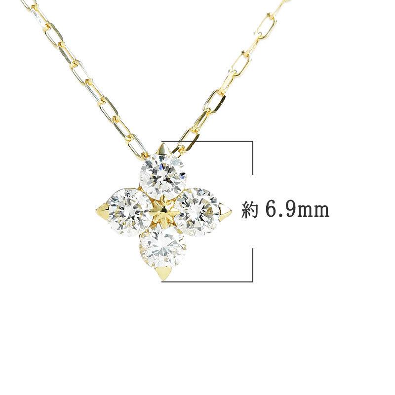 ダイヤモンド 天然石 スターモチーフ ネックレス Luster K18 18金 星モチーフ ペンダント [diap0100]の画像