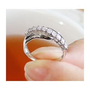 K18 ダイヤモンド 天然石 0.5ct スイート10 リング 0.5カラット ダイヤ ダイアモンド 10石 [diar0044]の画像