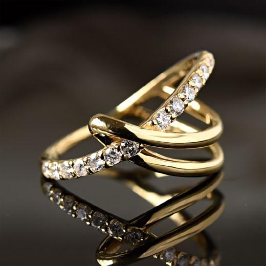 エタニティリング ダイヤモンド 天然石 K18 Parure 2WAY ファッション ジュエリー [diar0099]の画像