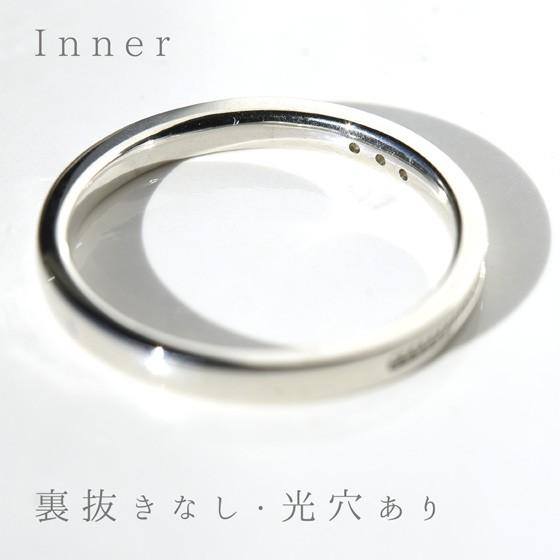 K18 ダイヤモンド 天然石 リング anela ピンキーリング 18k 指輪 ミル打ち [diar0109]の画像