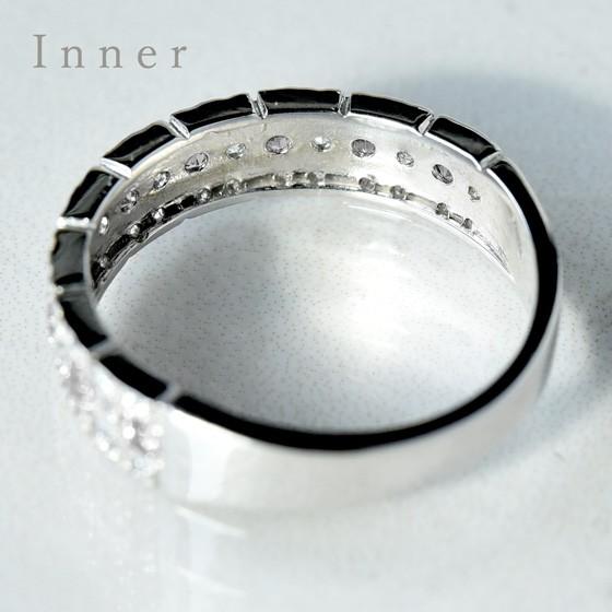 K18 パヴェ ダイヤモンド 天然石 リング 0.35ct プラチナ作製対応