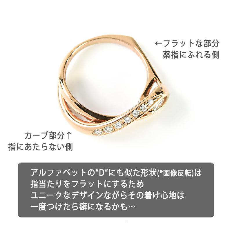 ピンキーリング K18 ダイヤモンド 天然石 リング Venus ウェヌス 指輪 レディース ジュエリー [diar0157]の画像