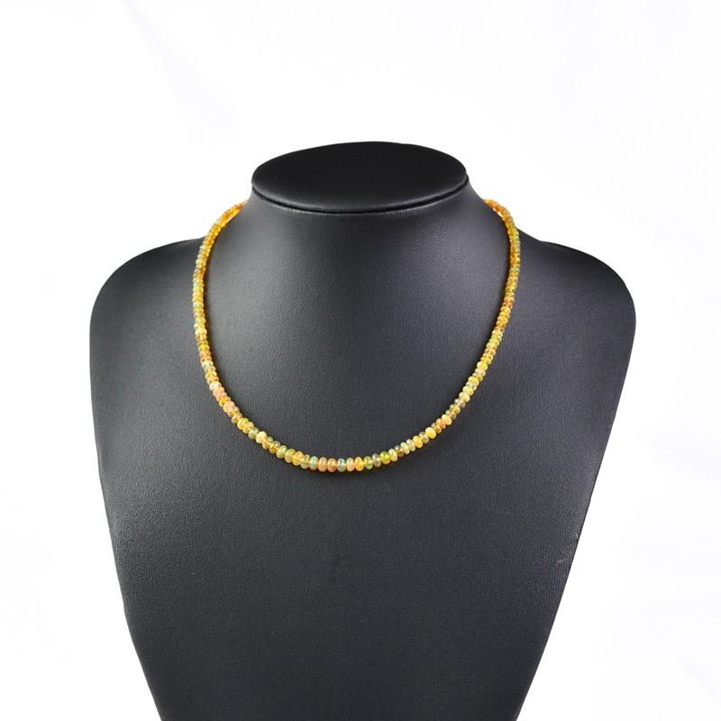 オパール ネックレス K18WG 30.0ct 18k 18金 レディース ジュエリー ギフト [onln0008]の画像