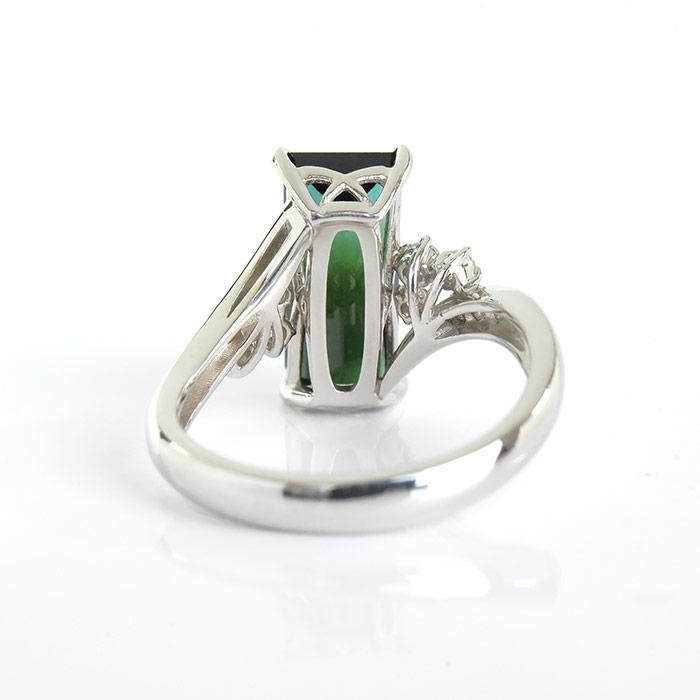 バイカラートルマリン リング 指輪 Pt900 プラチナ 3.688ct