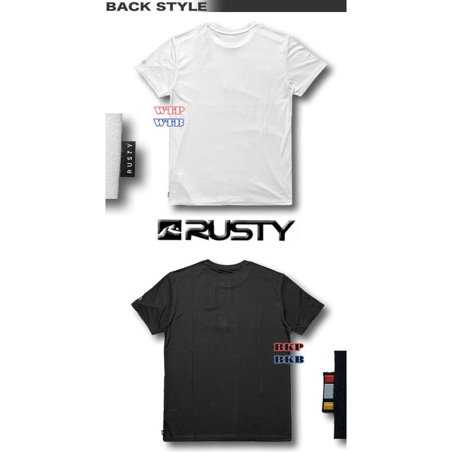 ラッシュガード メンズ サーフブランド Tシャツ RUSTY ラスティー 水陸両用 接触冷感 UVカット半袖Tシャツスタイル サーフT 913471｜venice｜04