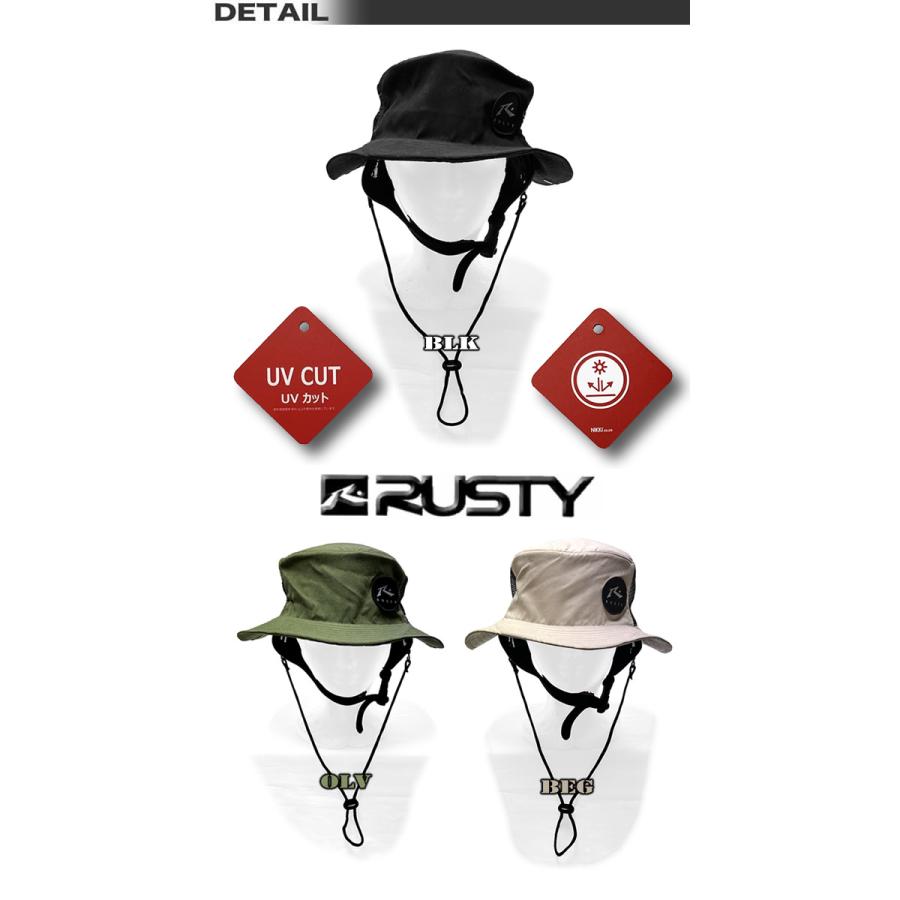 RUSTY 最短翌日配達 サーフハット メンズ ハット ビーチハット RUSTY 最短翌日配達 サーフハット メンズ ハット ビーチハット
