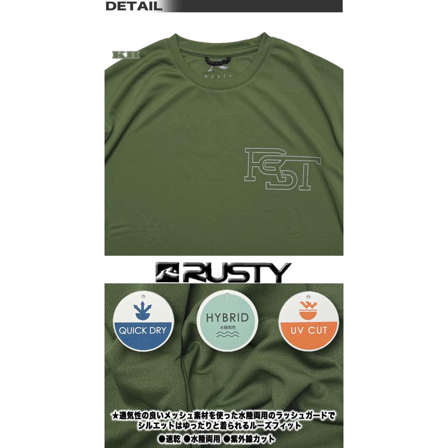 RUSTY（ラスティ） 最短翌日配達 ラスティー ラッシュガード メンズ