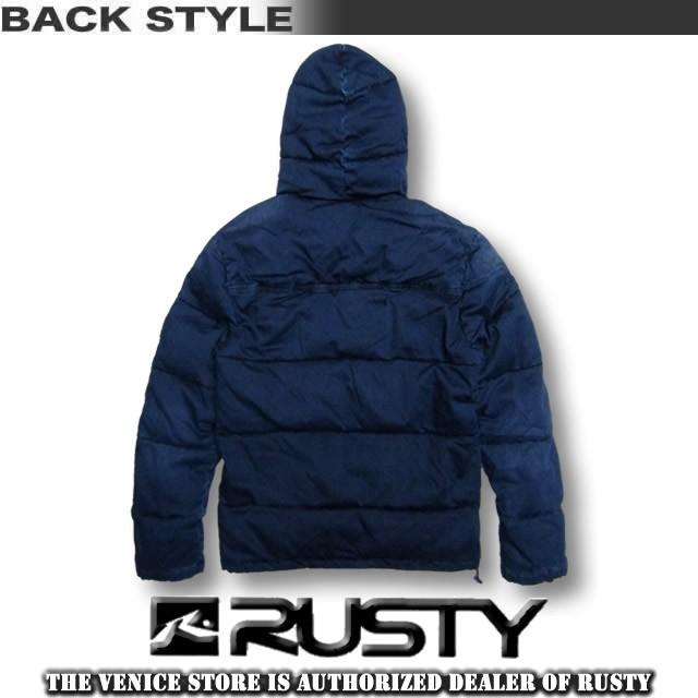 RUSTY（ラスティ） 最短翌日配達 ラスティー メンズ ダウンスタイル