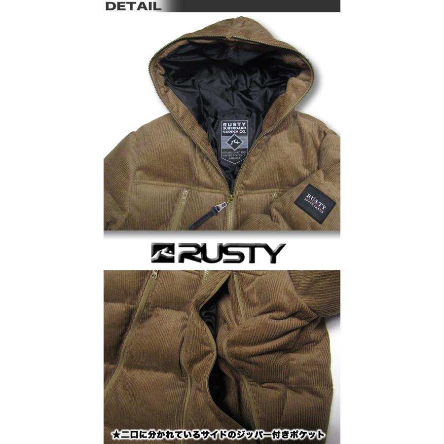 RUSTY（ラスティ） 半額SALE RUSTY ラスティー メンズ ダウン スタイル