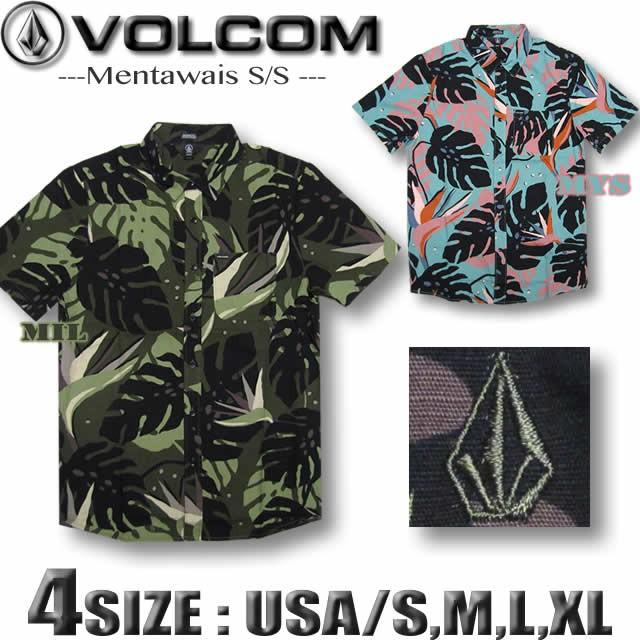 VOLCOM（ボルコム） 最短翌日配達 プリントシャツ メンズ 半袖 