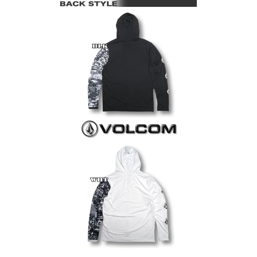 ボルコム ラッシュガード メンズ ジップアップ パーカー VOLCOM ヴォルコム サーフブランド 長袖 水着 大きいサイズ UVパーカー UPF50+ A9312203｜venice｜04