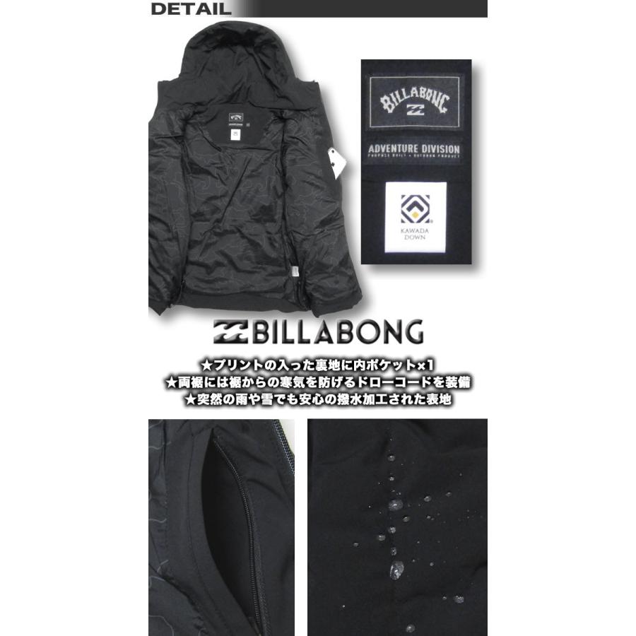 ビラボン BILLABONG メンズ パーカー ダウンジャケット アウター サーフブランド アウトレット SALE セール BA012-764｜venice｜05