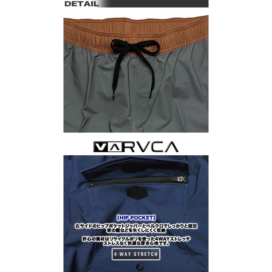 RVCA ルーカ ルカ サーフパンツ メンズ ボードショーツ ストレッチ ハーフパンツ 水着 海パン 水陸両用 サーフブランド 短め 17インチ BC041-542｜venice｜02