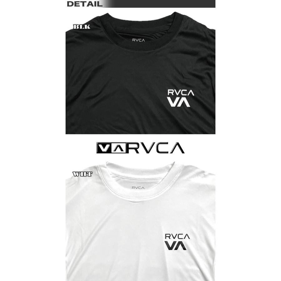 RVCA ルーカ ルカ スポーツ 半袖 Tシャツ  ラッシュガード メンズ サーフT 速乾 耐塩素加工 水着 サーフブランド 筋トレ フィットネス  トレーニング BD041-814｜venice｜02