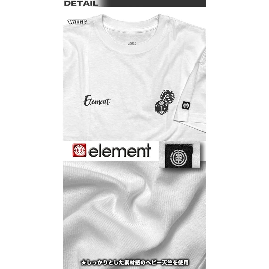 最短翌日配達 エレメント Tシャツ メンズ 半袖 ELEMENT 大きめ ワイド ゆったり  アウトレット スケボー SALE セール BE021-252 | ELEMENT | 02