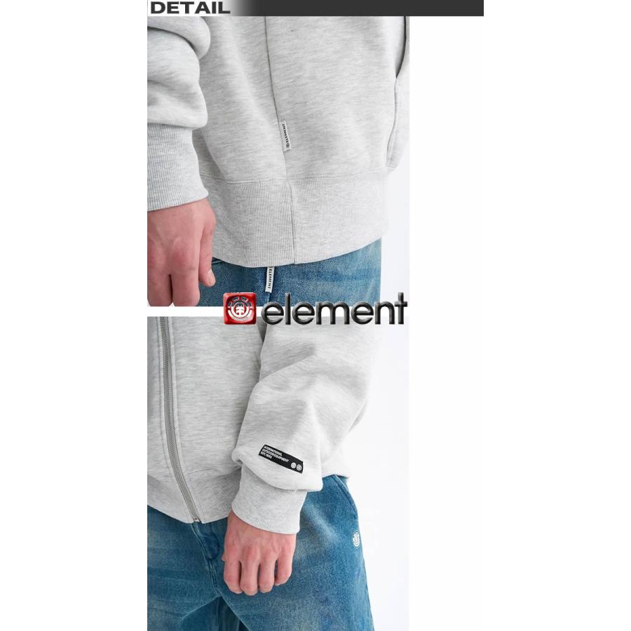 ELEMENT（エレメント） 最短翌日配達 メンズ パーカー ジップアップ 裏