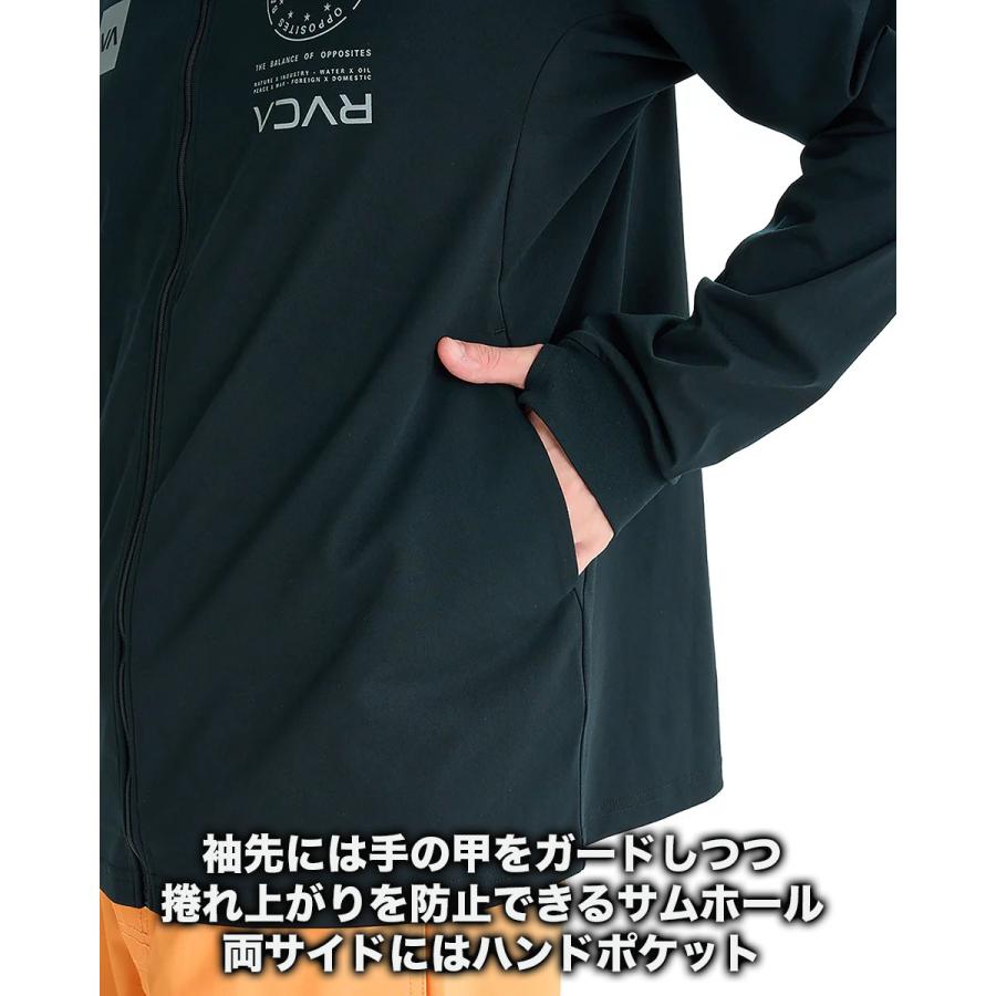 RVCA（ルーカ） 最短翌日配達 ラッシュガード パーカー ロンT メンズ