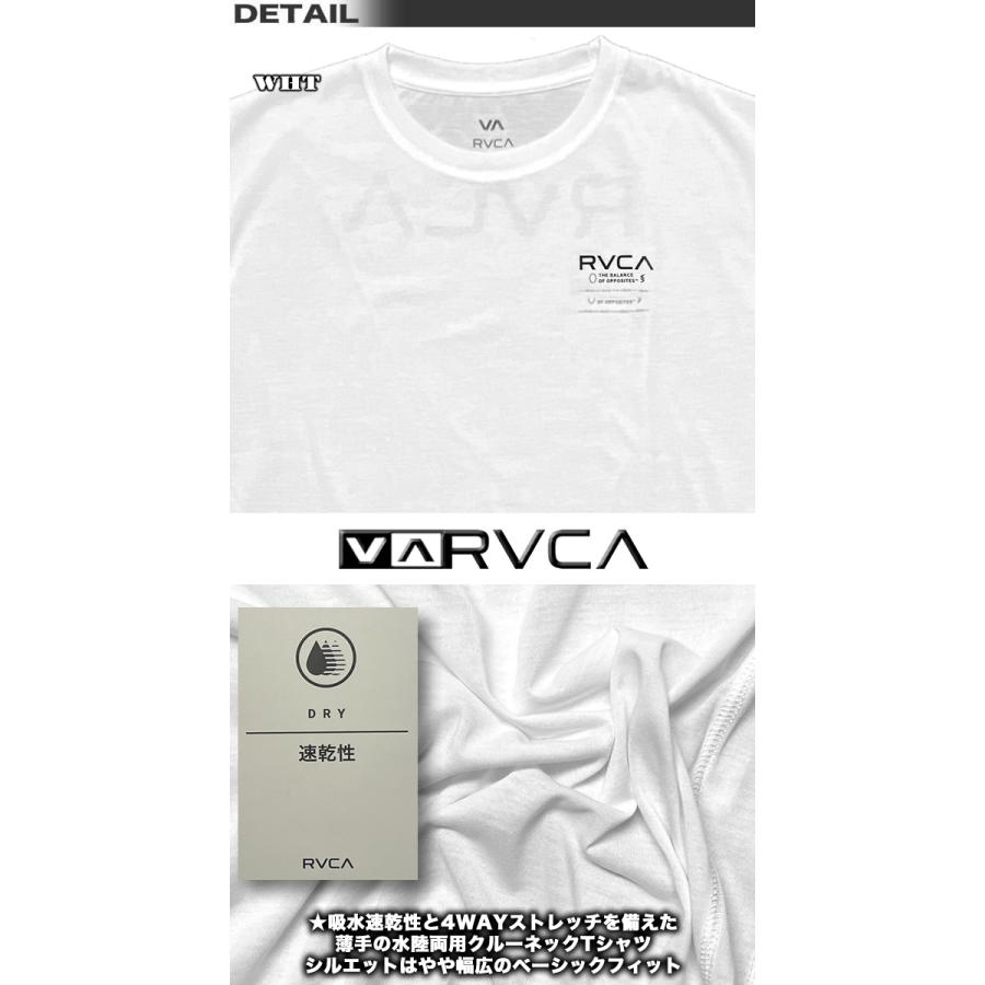RVCA（ルーカ） 最短翌日配達 2026年夏 Tシャツ 半袖 メンズ 水陸両用