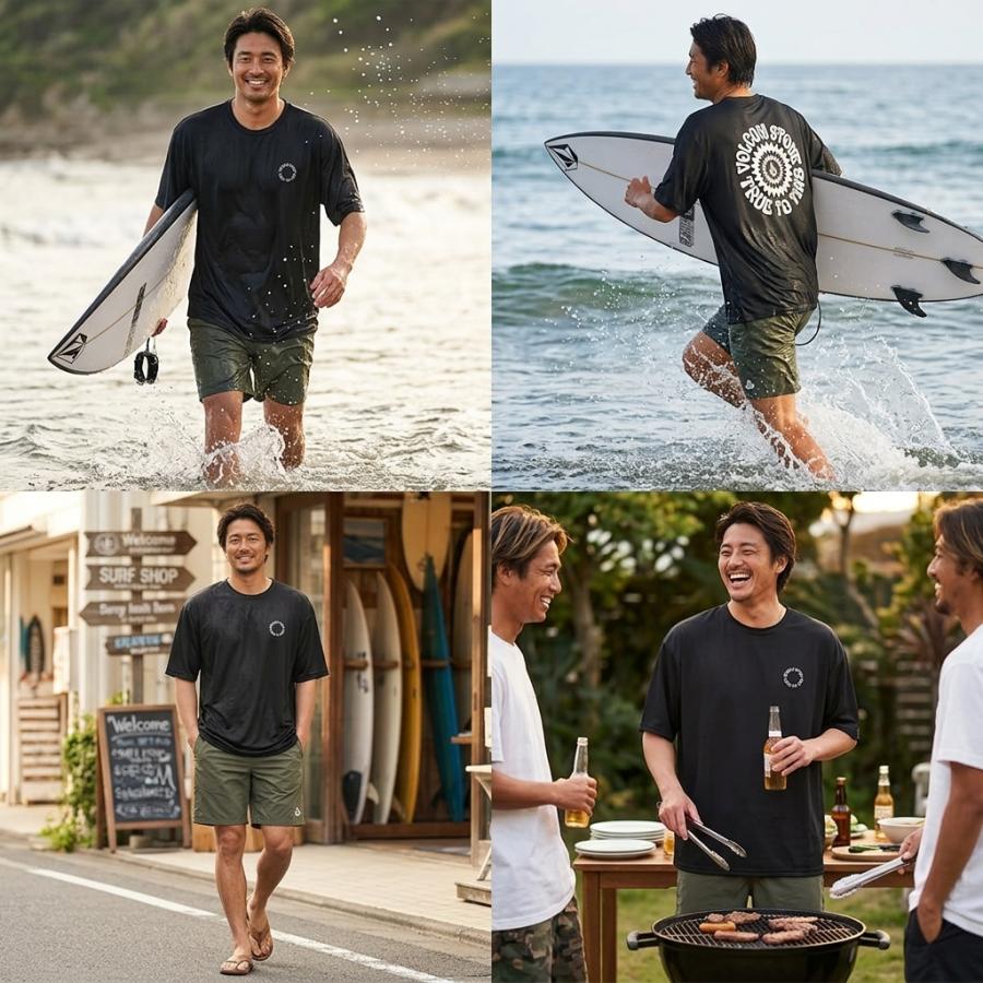 VOLCOM（ボルコム） 最短翌日配達 2026年夏 水陸両用 サーフT ラッシュ