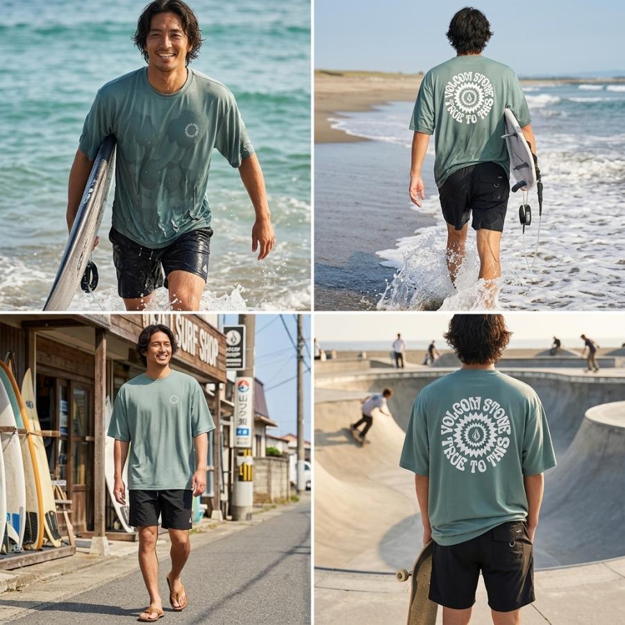 VOLCOM（ボルコム） 最短翌日配達 2026年夏 水陸両用 サーフT ラッシュ