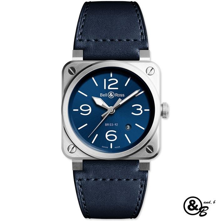 ベル ロス腕時計 Br 03 92 Blue Steelブルースティール ベルロス 時計 ベルアンドロス レディース メンズ Bell Ross 19年モデル Br03 92bluesteel ベル ロス B 通販 Yahoo ショッピング