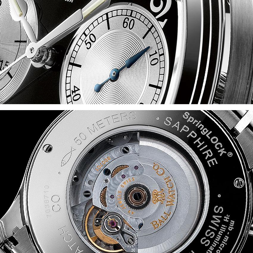 ボールウォッチ 時計 CANNONBALL II キャノンボール II トレインマスター 腕時計 メンズ BALL Watch ブラック／メタルブレス | BALL Watch | 03