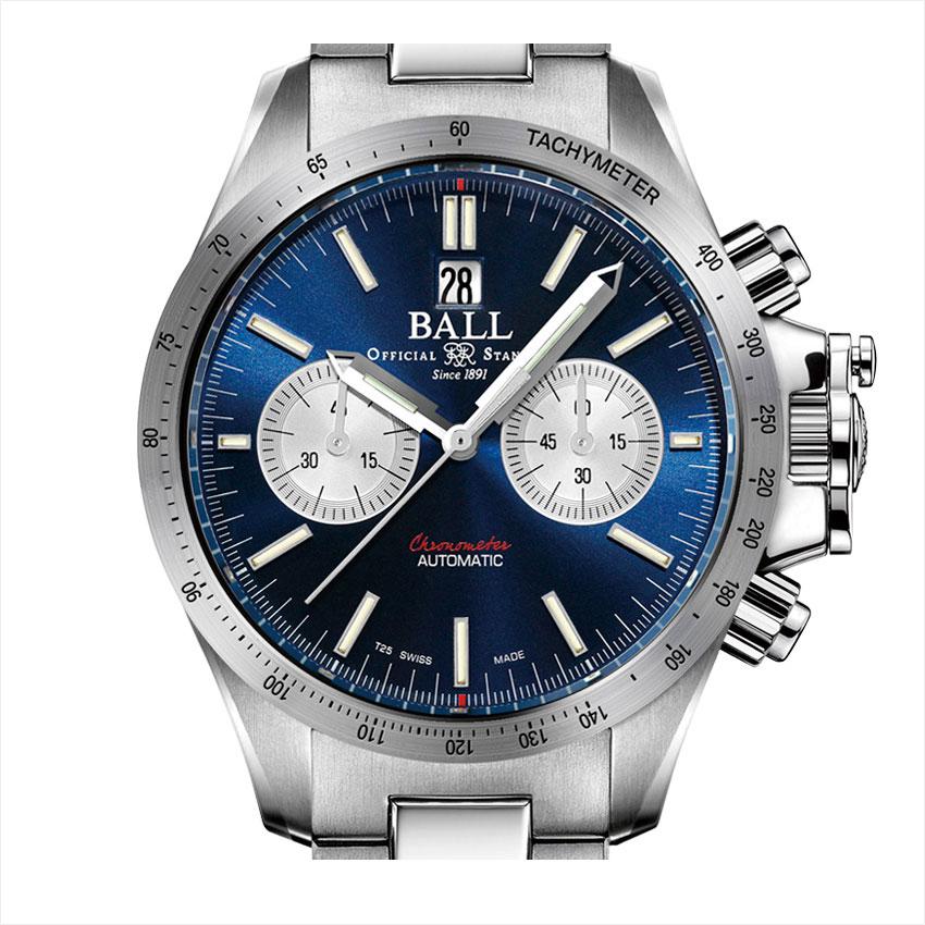 ボールウォッチ 時計 RACER CHRONOGRAPH レーサー クロノグラフ エンジニア ハイドロカーボン 腕時計 メンズ BALL Watch ブルー | BALL Watch | 01